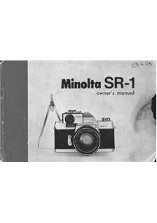 Minolta SR 1 manual. Camera Instructions.